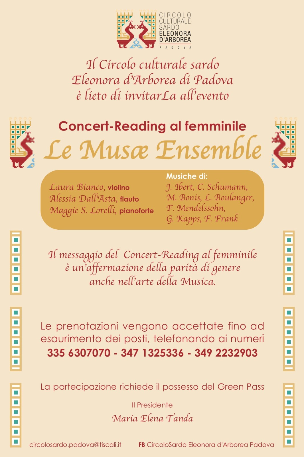 Ensemble Musae concert, Basilica di Sant'Antonio in Padua- Flyer 